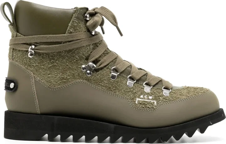 Alpine leather hiking boots