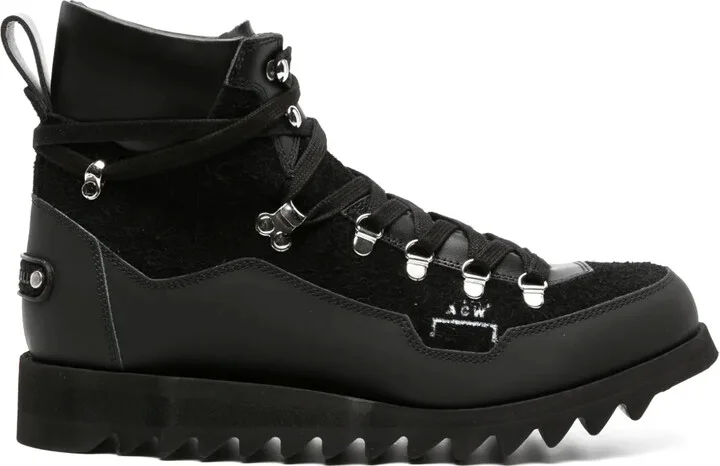 Alpine suede hiking boots