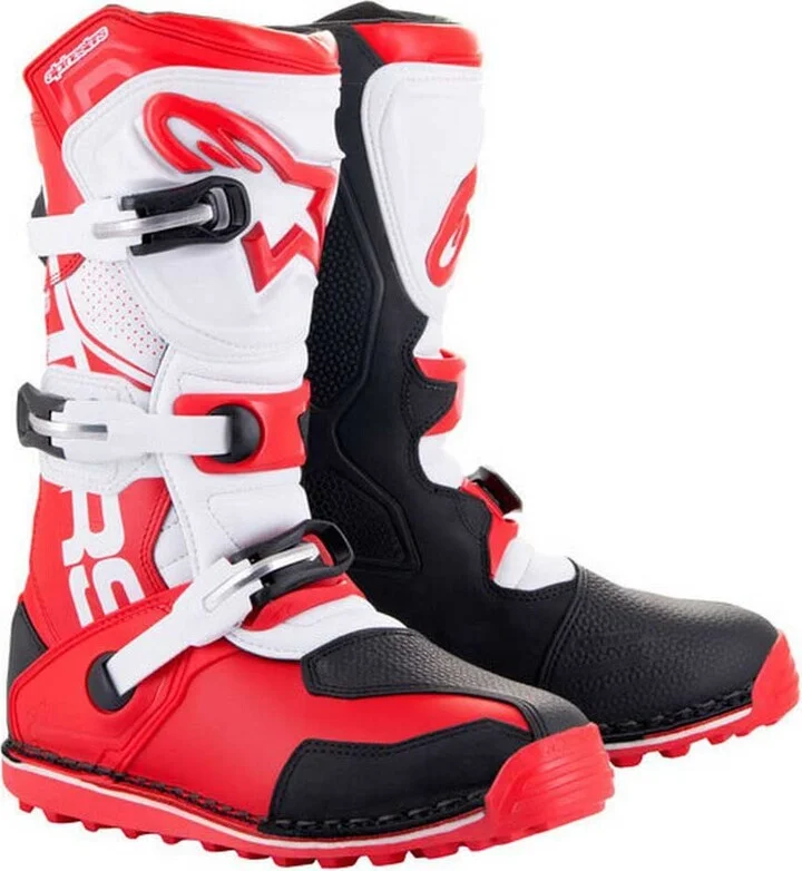 Alpinestars 2021 Tech-T Boots (7) (BRIGHT RED/BLACK/WHITE)