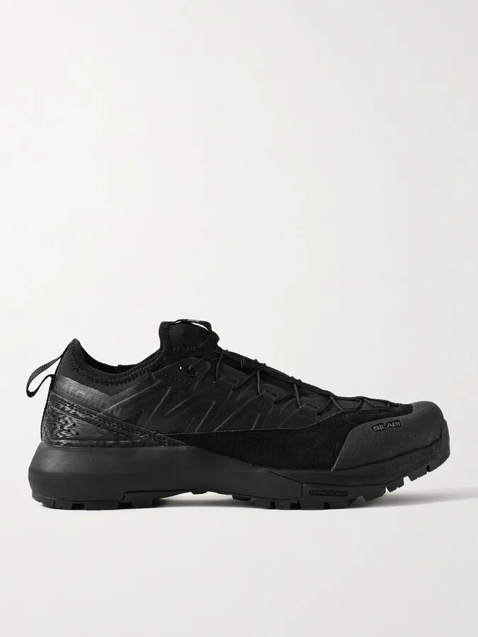 Alpinway Advanced Rubber and Suede-Trimmed Ripstop Sneakers