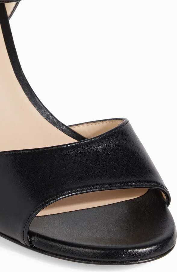 Alshn 75 crystal-embellished leather sandals - Image 4