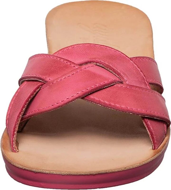 Alta Woven Leather Slide Sandal - Image 3