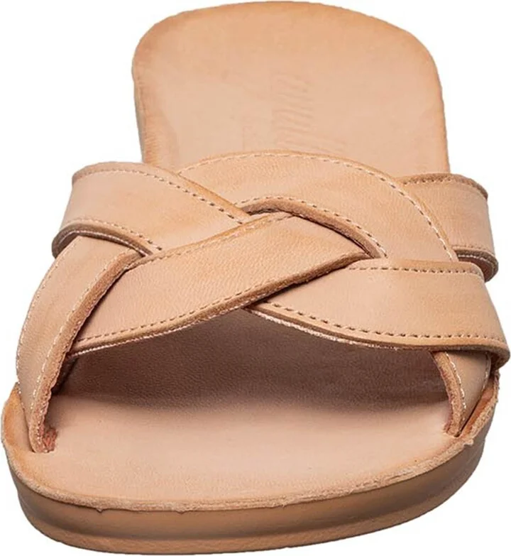 Alta Woven Leather Slide Sandal - Image 9