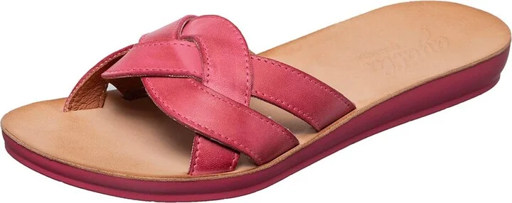 Alta Woven Leather Slide Sandal