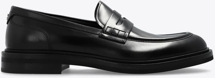 Altavilla Brushed Leather Loafers