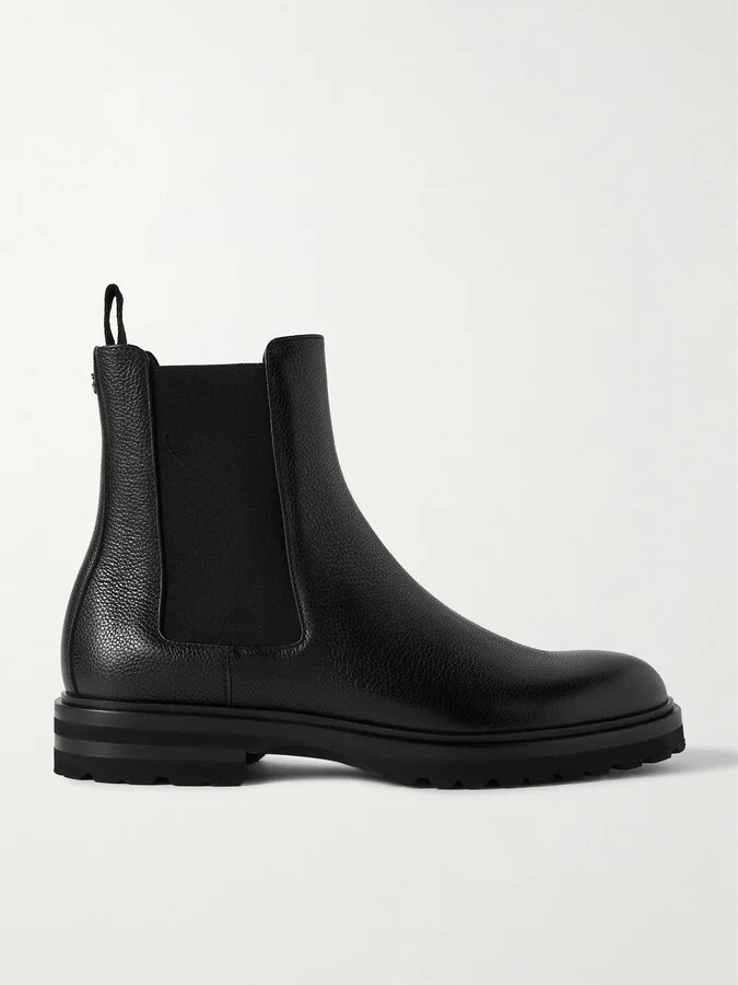 Altavilla Full-Grain Leather Chelsea Boots