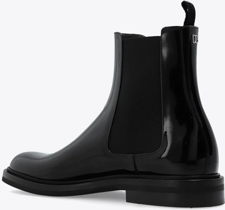 Altavilla Patent Leather Ankle Boots - Image 2