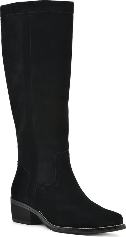Altitude Womens Suede Western Knee-High Boots
