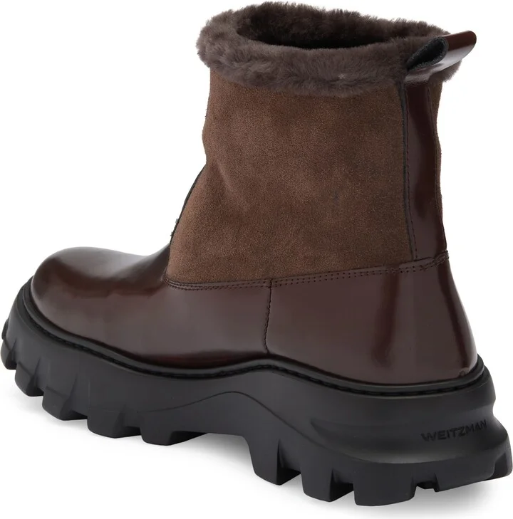 Alton Genuine Shearling Lined Lug Sole Boot - Image 2