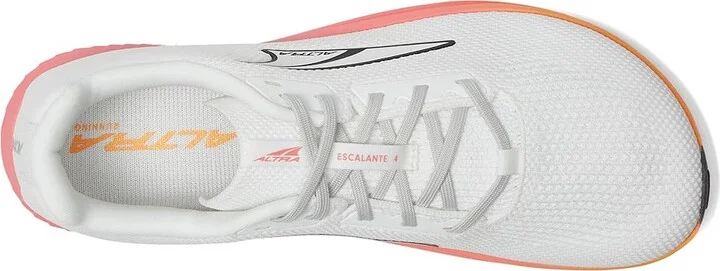 Altra Escalante 4 Women's Running Shoes White/Orange : 9.5 B - Medium, Textile - Image 2