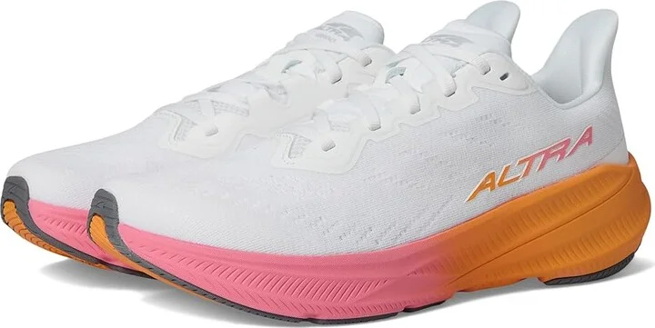 Altra Experience Flow 2 Women's Shoes White/Orange : 6.5 B - Medium, Synthetic