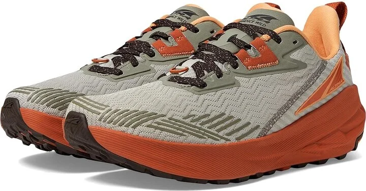 Altra Experience Wild Men's Running Shoes Gray/Orange : 7 D - Medium, Rubber