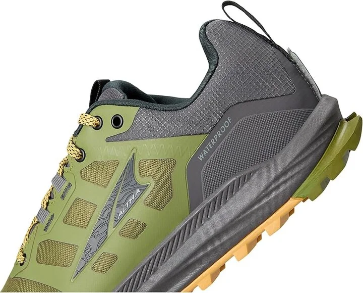 Altra Lone Peak 9 Waterproof Low Men's Climbing Shoes Dusty Olive : 10.5 D - Medium - Image 7