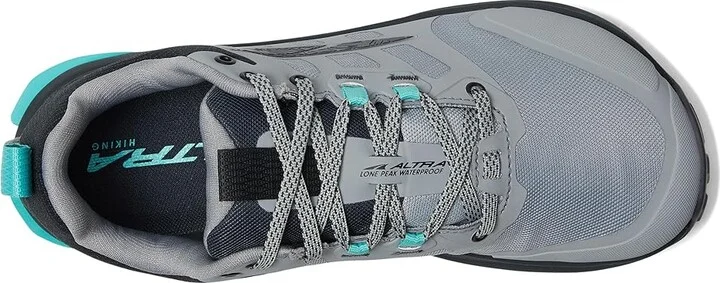 Altra Lone Peak 9 Waterproof Low Women's Running Shoes Black : 10 B - Medium - Image 2