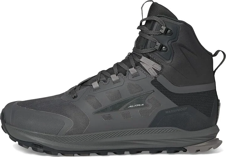 Altra Lone Peak 9 Waterproof Mid Men's Climbing Shoes Black : 10.5 D - Medium, Synthetic - Image 6