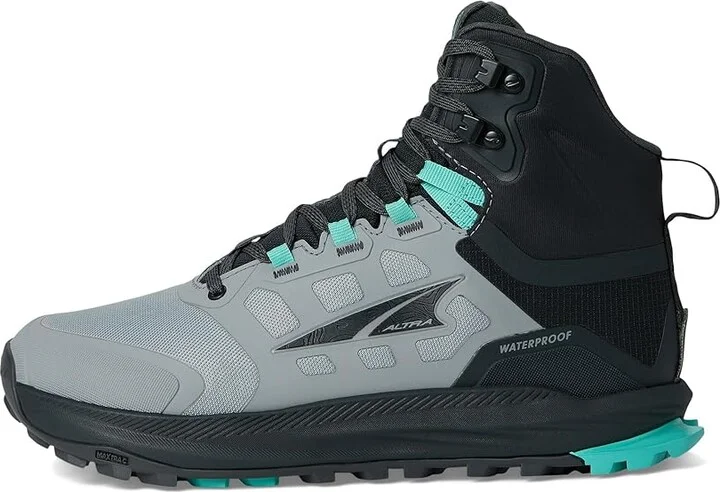 Altra Lone Peak 9 Waterproof Mid Women's Climbing Shoes Black : 11 B - Medium, Synthetic - Image 6