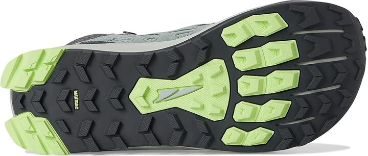 Altra Lone Peak Hiker 3 Women's Climbing Shoes Gray/Green : 10 B - Medium - Image 3