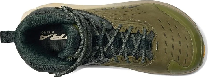 Altra Olympus 6 Hike Mid Gtx Men's Shoes Dusty Olive : 10 D - Medium, Leather - Image 2