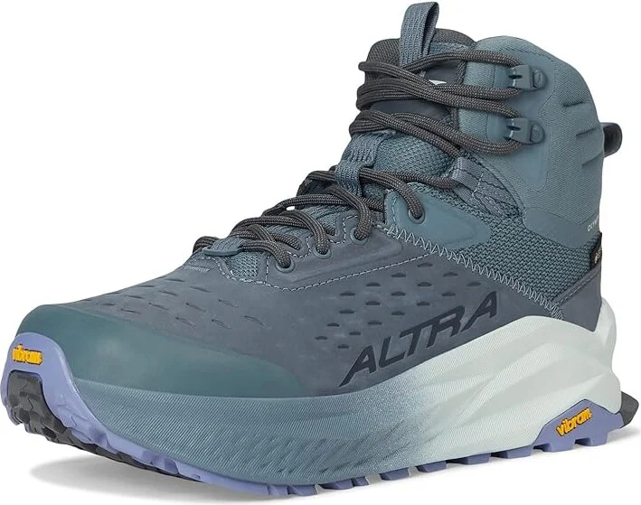 Altra Olympus 6 Hike Mid Gtx Women's Shoes Dark Blue : 8.5 B - Medium, Leather - Image 5