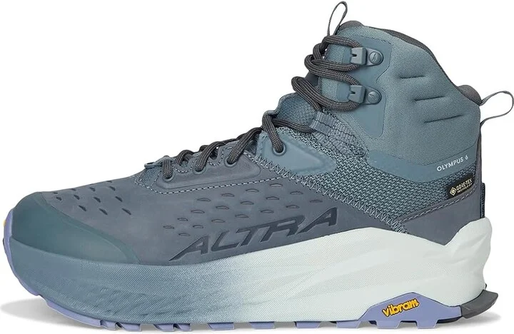 Altra Olympus 6 Hike Mid Gtx Women's Shoes Dark Blue : 8.5 B - Medium, Leather - Image 6