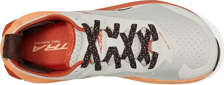 Altra Olympus 6 Men's Running Shoes Gray/Orange : 10.5 D - Medium, Rubber - Image 2