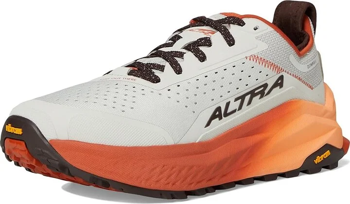 Altra Olympus 6 Men's Running Shoes Gray/Orange : 10.5 D - Medium, Rubber - Image 5