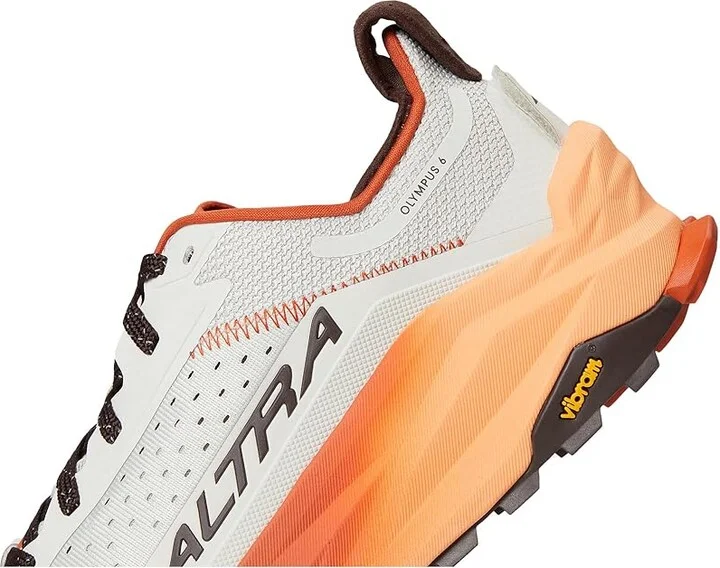 Altra Olympus 6 Men's Running Shoes Gray/Orange : 10.5 D - Medium, Rubber - Image 7
