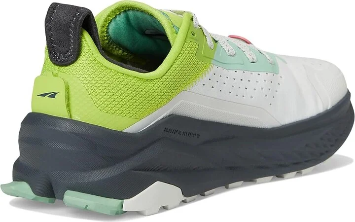 Altra Olympus 6 Women's Running Shoes Gray/Lime : 8 B - Medium, Textile - Image 4