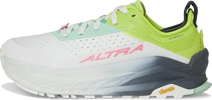Altra Olympus 6 Women's Running Shoes Gray/Lime : 8 B - Medium, Textile - Image 6