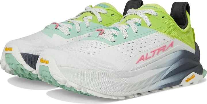 Altra Olympus 6 Women's Running Shoes Gray/Lime : 8 B - Medium, Textile
