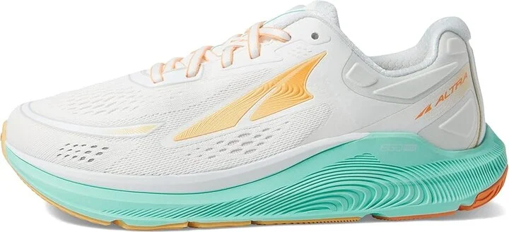 Altra Paradigm 6 Women's Shoes White/Green : 5.5 B - Medium, Textile/Synthetic - Image 6
