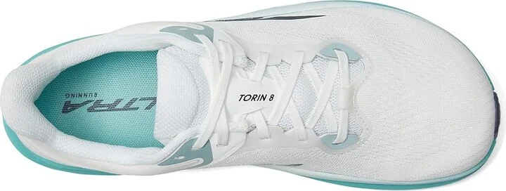 Altra Torin 8 Women's Running Shoes White/Green : 7.5 B - Medium, Textile - Image 2