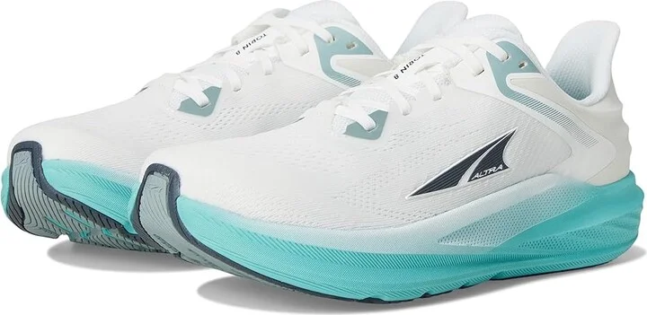 Altra Torin 8 Women's Running Shoes White/Green : 7.5 B - Medium, Textile