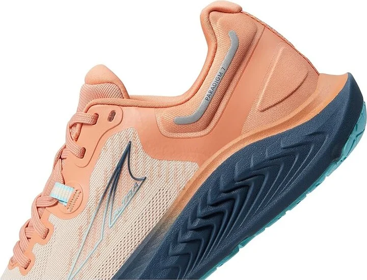 Altra Women's Paradigm 7 Women's Shoes Navy/Coral : 6.5 B - Medium, Textile - Image 4
