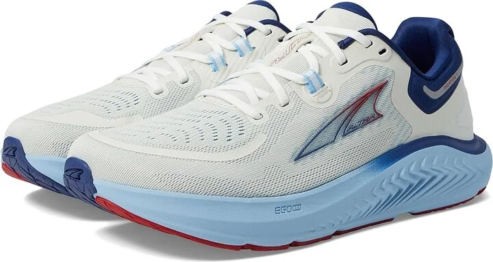 Altra Women's Paradigm 7 Women's Shoes White/Blue : 6 B - Medium, Textile