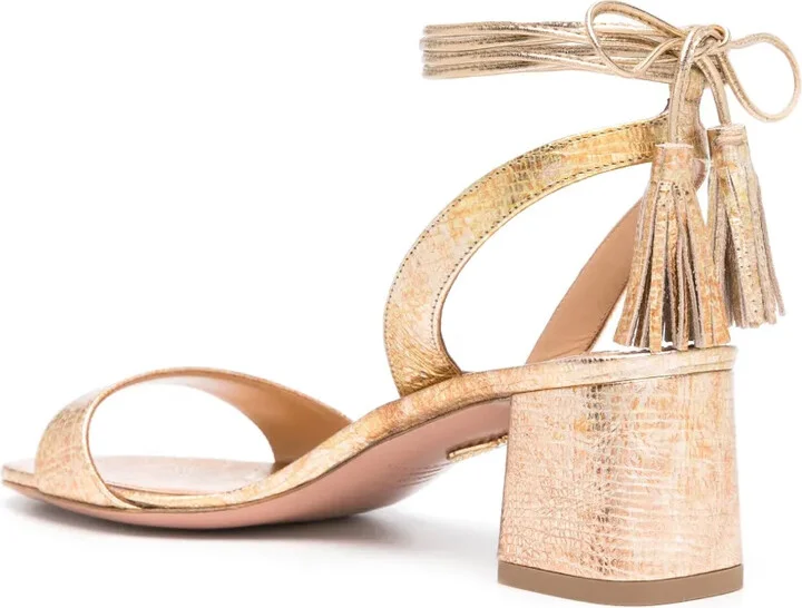 Alu 50mm metallic-finish sandals - Image 3