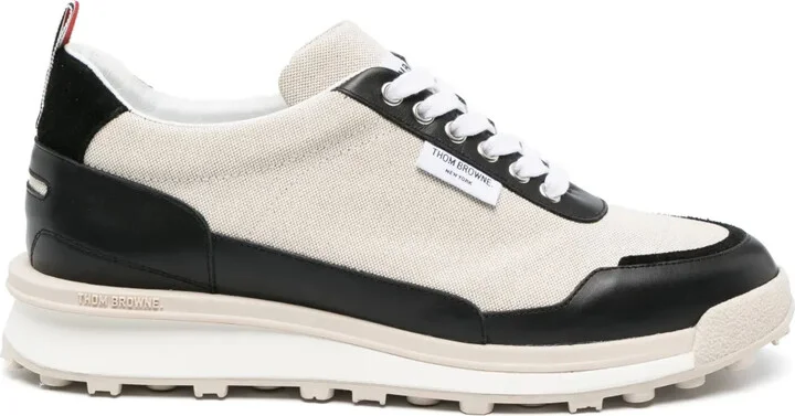 Alumni panelled lace-up sneakers