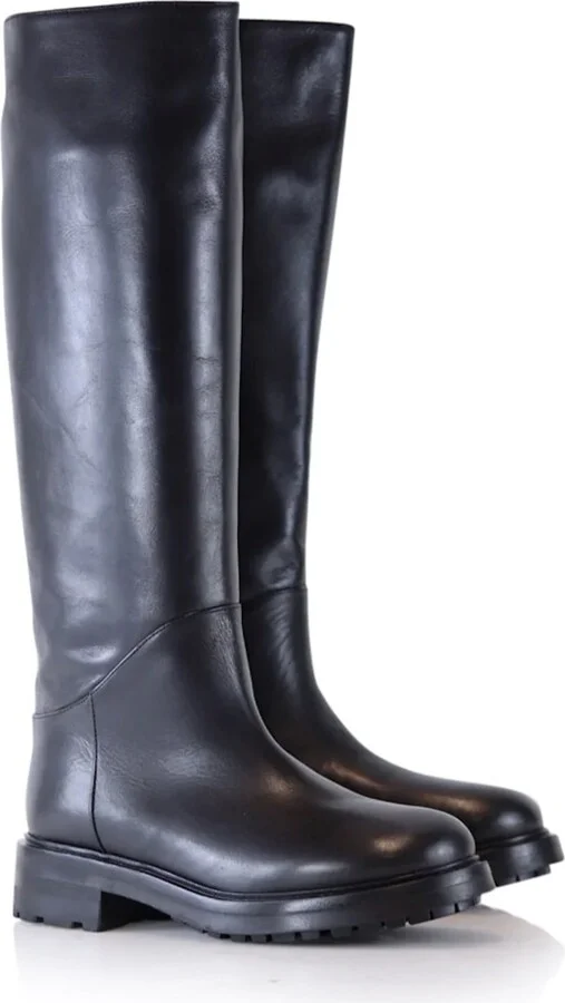Alva Boots, Black Leather - Image 2