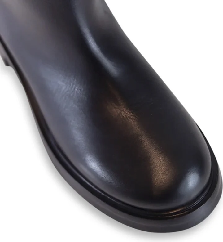 Alva Boots, Black Leather - Image 5