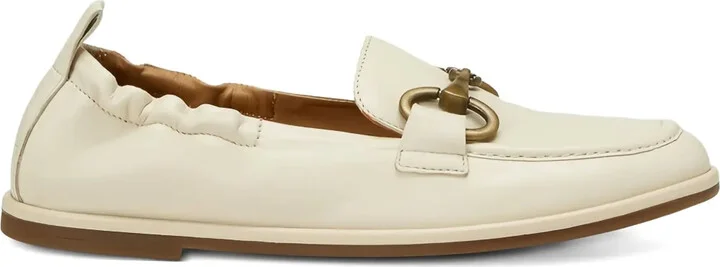Alva chain link-detail loafers
