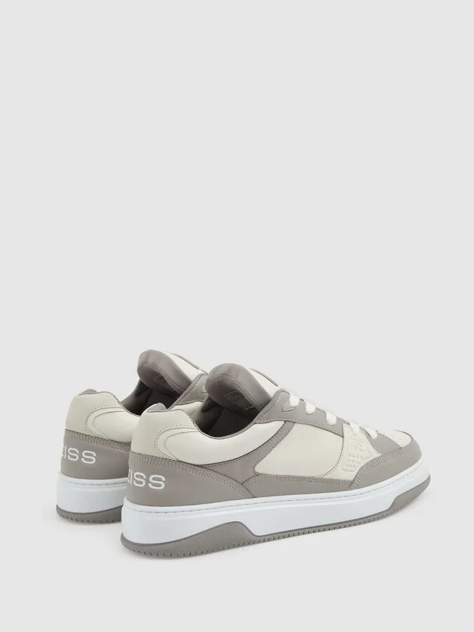 Alvar Panelled Leather Trainers - Image 4
