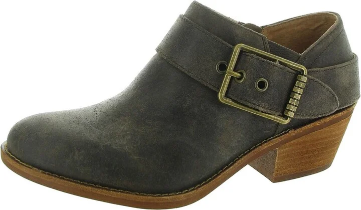 Alvie Womens Buckle Leather Shooties