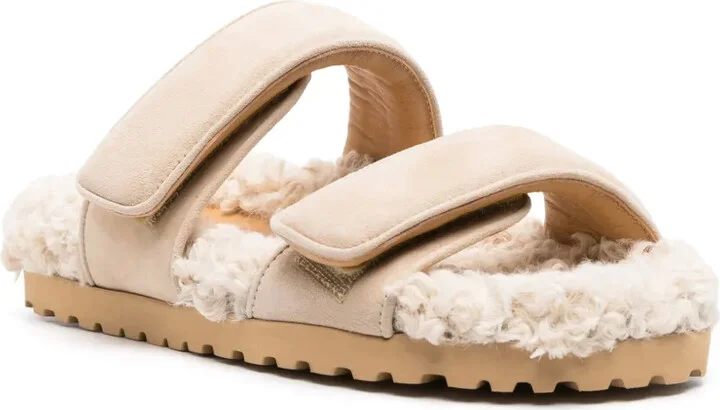 Alvine shearling-lining slides - Image 2
