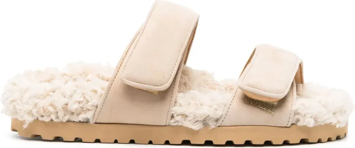Alvine shearling-lining slides