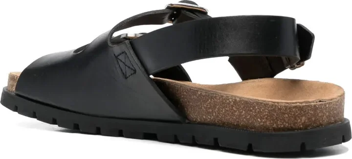 Aly buckle-strap leather sandals - Image 3
