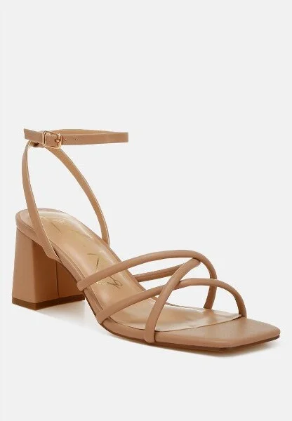 Alyona Low Block Heel Strappy Sandals Women - Image 2