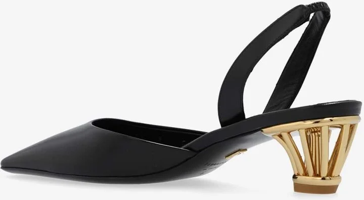 Alyssa 40 Cage Heel Slingback Pumps - Image 2