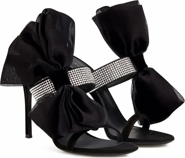 Amabel bow-trim sandals - Image 3