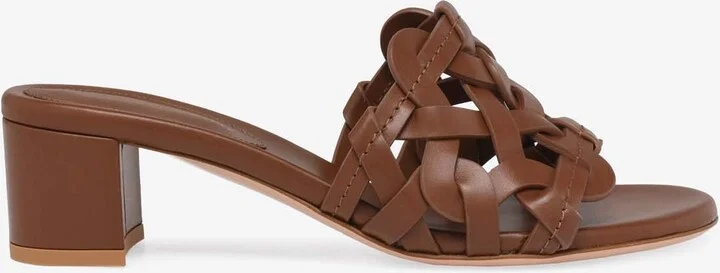 Amalfi 45 Calf Leather Mules