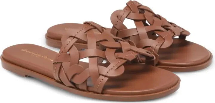Amalfi woven leather sandals - Image 2